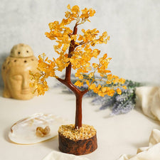 Citrine Crystal Healing Stone Tree for Health