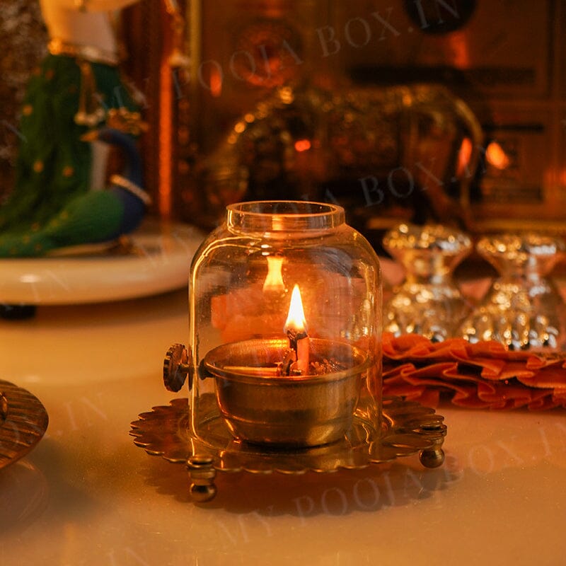 Divine Brass Akhand Jyoti Diya