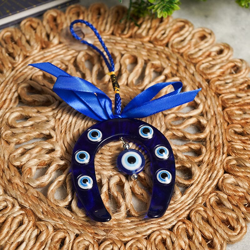 Horse Shoe Good Luck Feng Shui Evil Eye Hanging