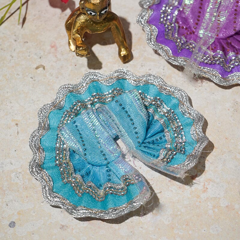 Elegant Net Krishna Poshak