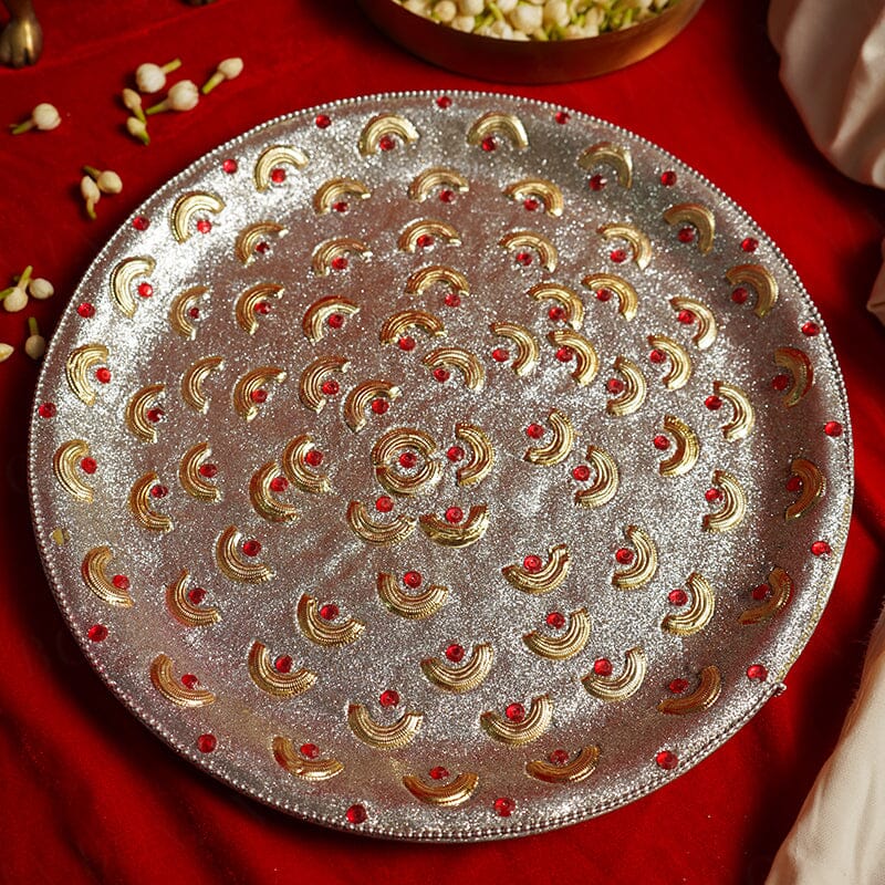 Glimmering Pooja Thali