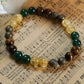 Wealth Crystal Healing Bracelet | Citrine, Tiger Eye, Jade