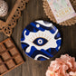 Hand-Painted Big Evil Eye for Good Luck Wall Decor Plate