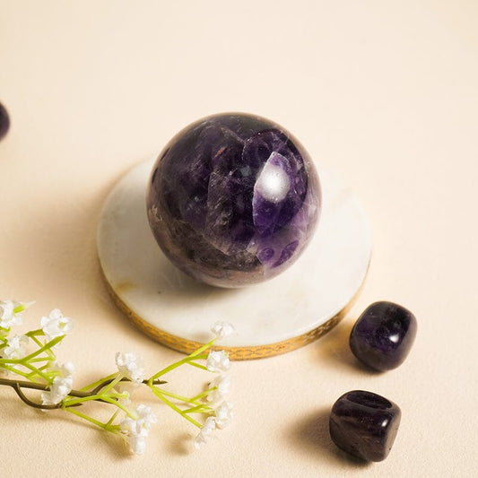 Amethyst Brazilian Natural Ball