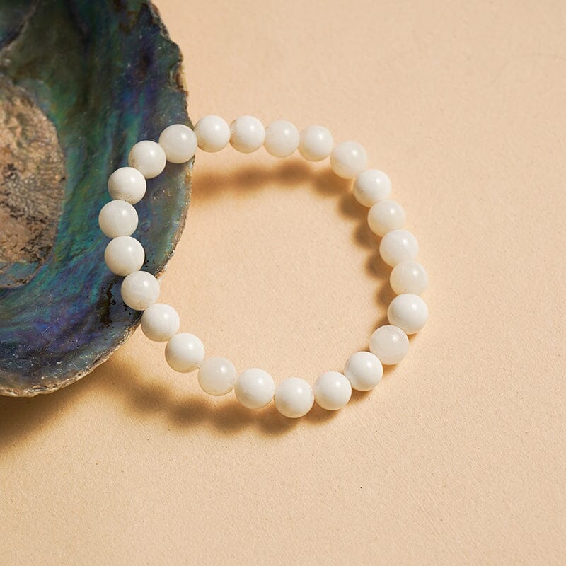 White Agate Bracelet | Stone of Balance