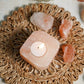 Himalayan Pink Salt Crafted Round T-light Lamp