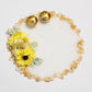 Yellow Fleur Resin Roli Pooja Thali 6"