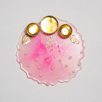 Ganesha Resin Roli Pooja Thali 6"