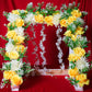 Artificial Yellow Flowers Phool Darbaar / Backdrop