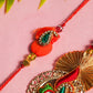 Ornate Handmade Bhaiya Bhabhi Rakhi