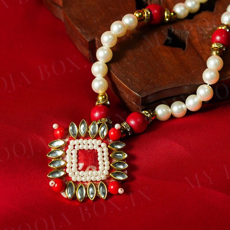 Adjustable Red Stone studded Garland