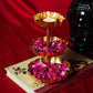 Elegant Gold Three-Tier With Urli