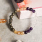 Health & Wealth Healing Crystal Bracelet With Buddha Charm