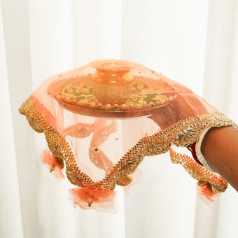 Felice Peach Thali Cover