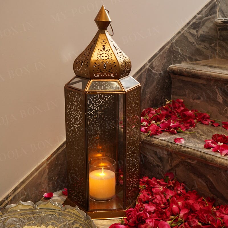 Shadowcast Antique Morrocan Lantern