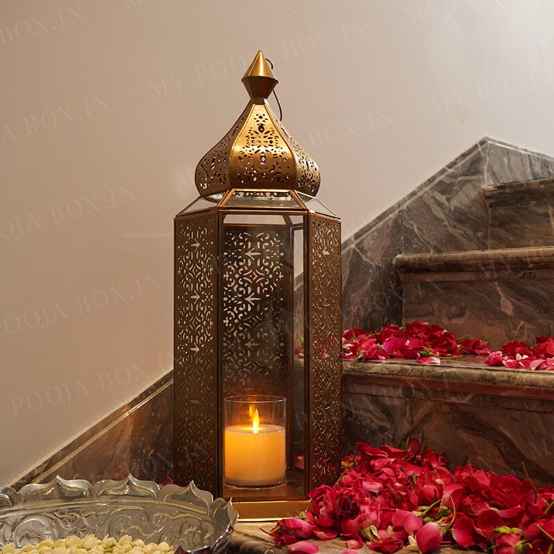Shadowcast Antique Morrocan Lantern