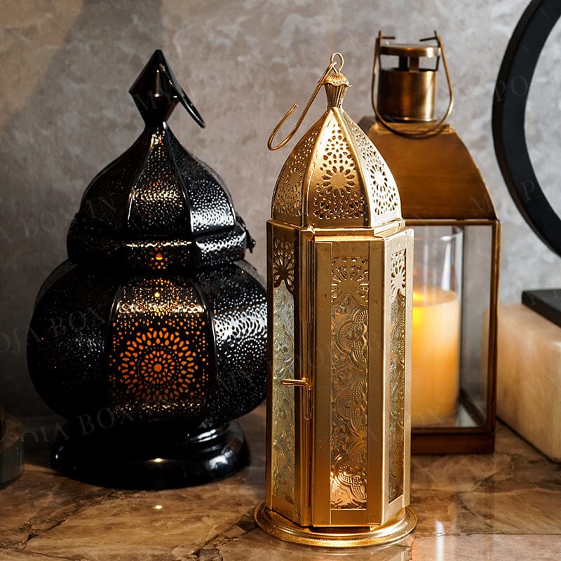 Coal Glow Moroccan lantern