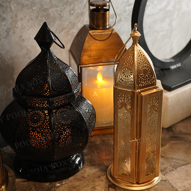 Coal Glow Moroccan lantern