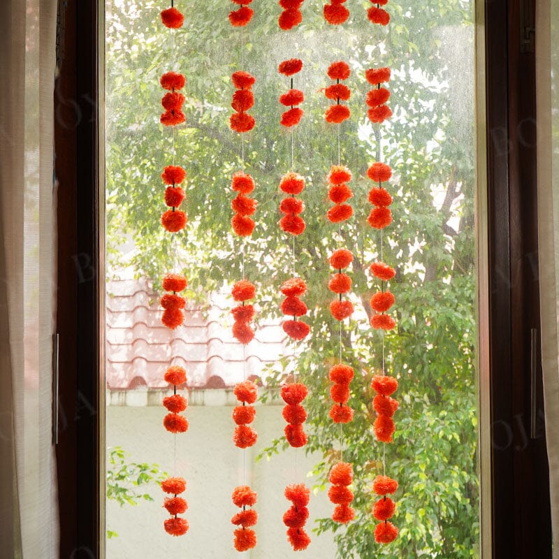 Artificial Genda Floral Hanging (Set of 5)