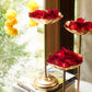 Mini Scallop Floral Diya Urli with Stand