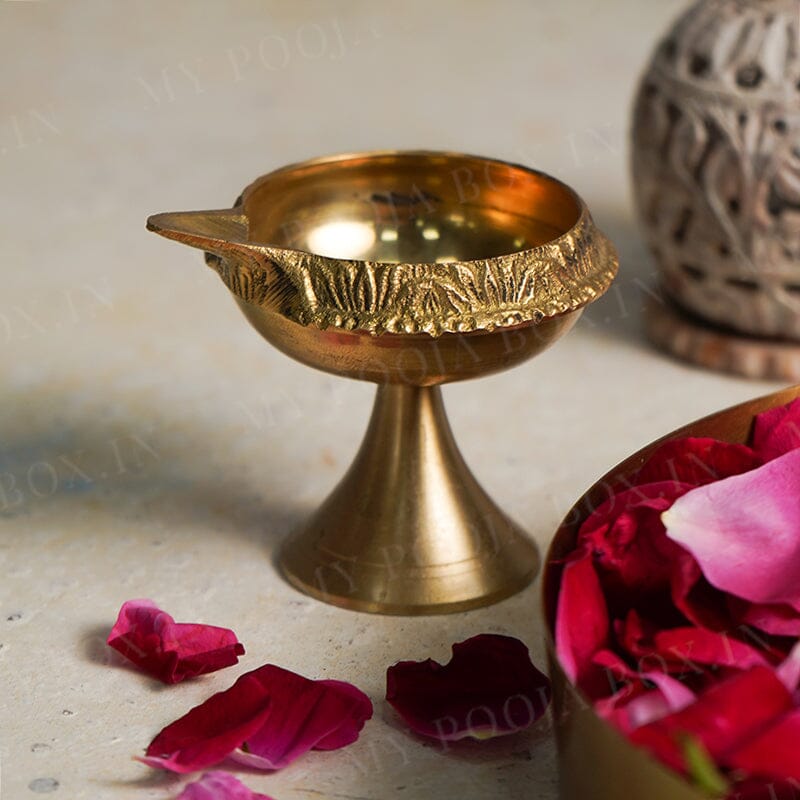 Elegant Handcrafted Brass Diya