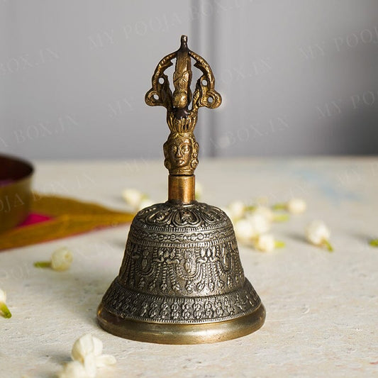 Antique Brass Bell Small