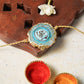 Guru Ji Blue Agate Stone Rakhi