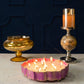 Pink and Gold Candle Urli 9"