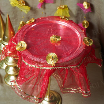 Rajshahi Royal Red Thali Cover