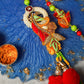 Designer Zardosi Bhaiya Bhabhi Rakhi