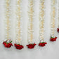 Artificial Jasmine And Red Roses Decorative Backdrop