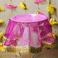 Noor Shehzadi Pink Round Thali Cover