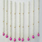 Artificial Jasmine Flower And Pink Lotus Buds Decorative Backdrop
