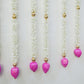 Artificial Jasmine Flower And Pink Lotus Buds Decorative Backdrop