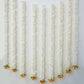 Artificial Jasmine And Yellow Roses Decorative Backdrop