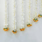 Artificial Jasmine And Yellow Roses Decorative Backdrop