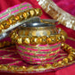 Rajsi Ghunghroo Karwa Chauth Thali Set