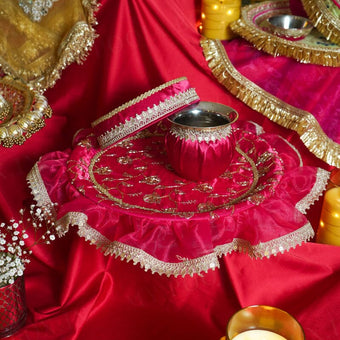 Radha Rani Karwa Chauth Thali Set