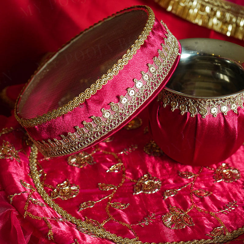 Radha Rani Karwa Chauth Thali Set