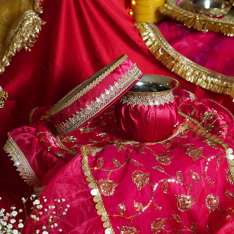 Radha Rani Karwa Chauth Thali Set