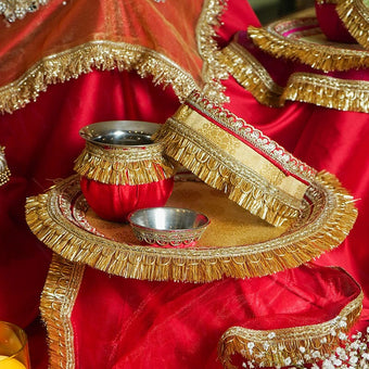 Sakhi suhag Karwa Chauth Thali Set