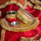 Sakhi suhag Karwa Chauth Thali Set with Cover