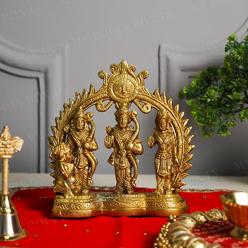 Handcrafted Brass Ram Darbar Idol