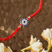925 Silver Evil Eye Stone Rakhi