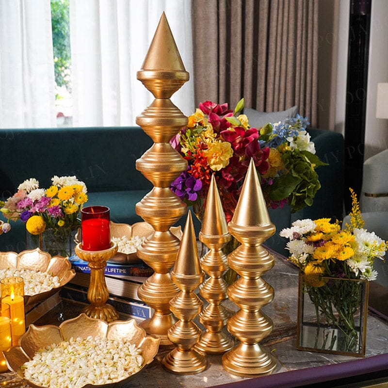 Majestic Cone Pillar Decoration Stands
