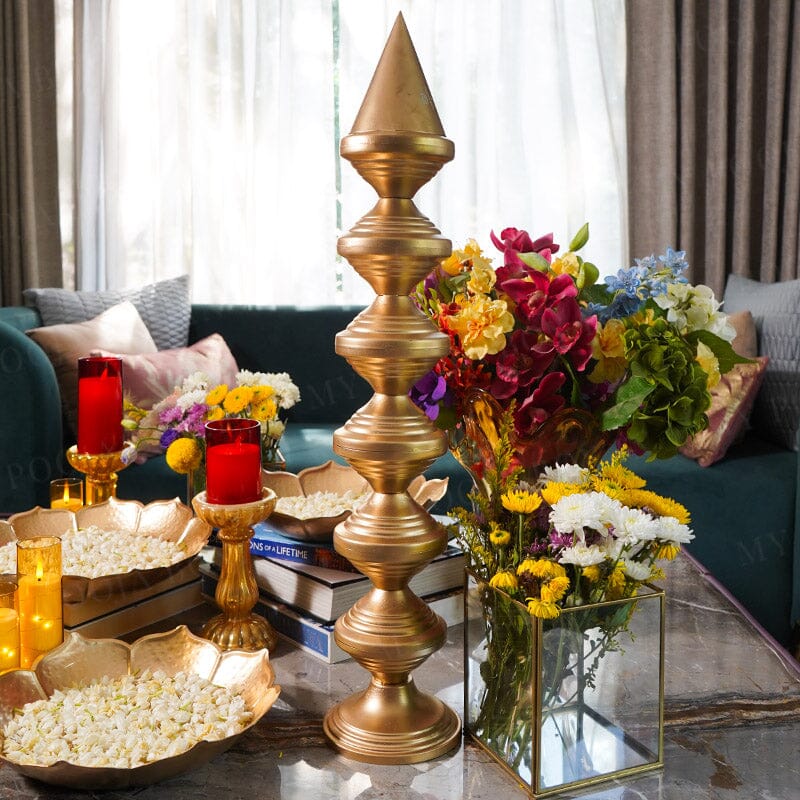 Majestic Cone Pillar Decoration Stands