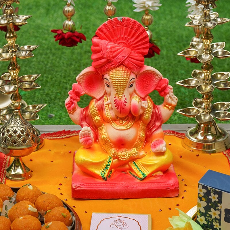 10INCH Devavrata Eco-Friendly Ganpati | Plant-A-Ganesha