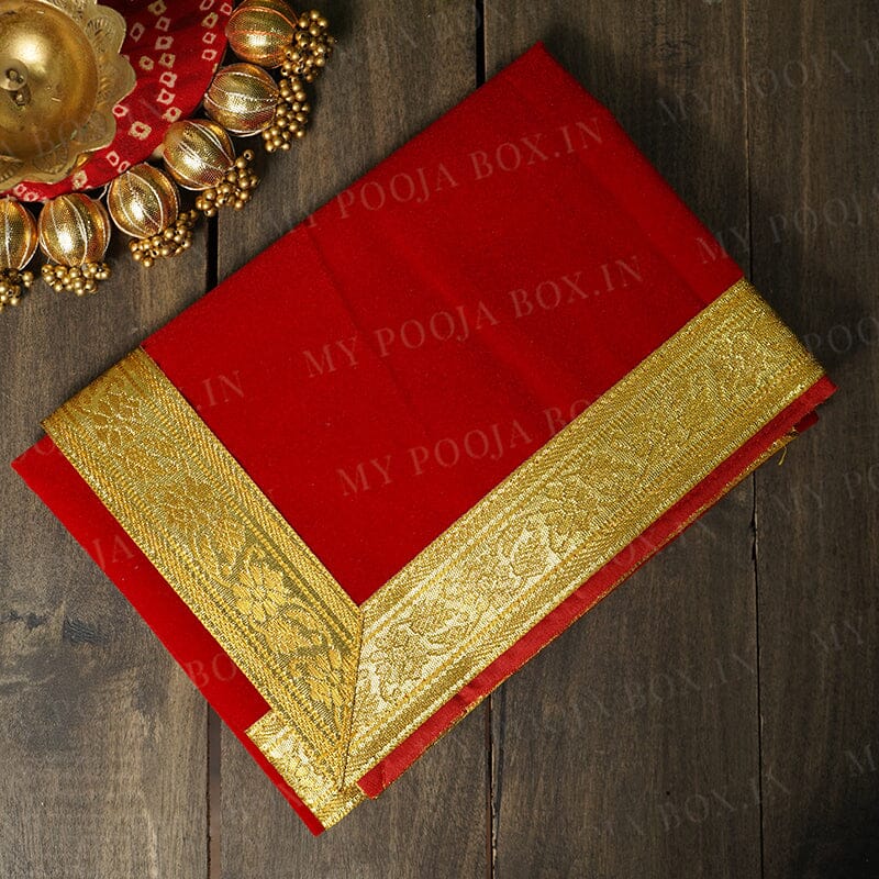 60X60 Designer Velvet Pooja Aasan