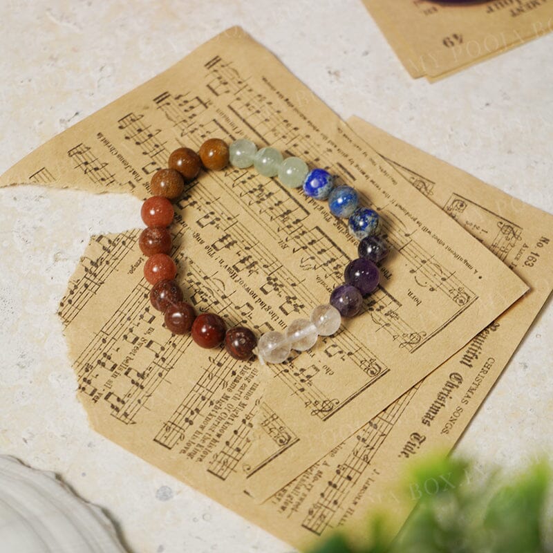 7 Chakra Crystal Healing Bracelet