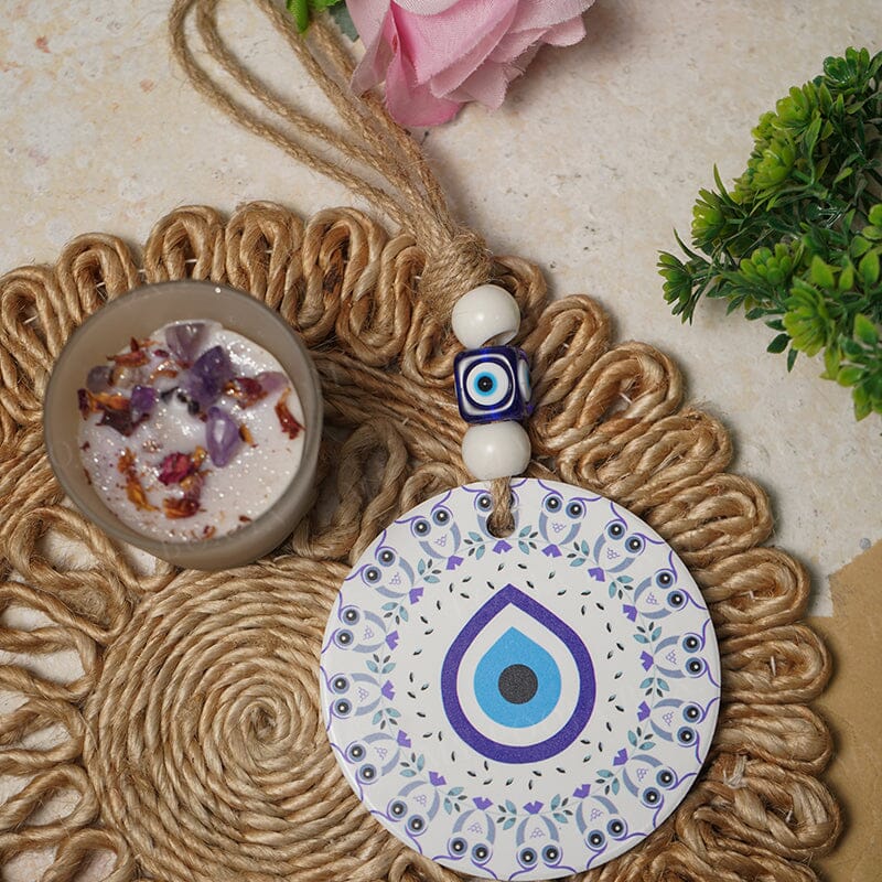Feng Shui Nightwatch Owl Evil Eye Hanging